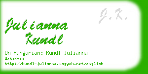 julianna kundl business card